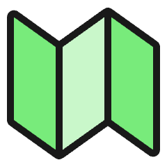 Maps Icon from Ultimate Colors Set