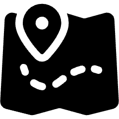 Maps Direction Pin Icon from Ultimate Bold Set