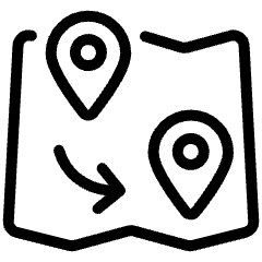 Maps Location Pins Icon from Ultimate Light Set