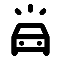 Minor Crash Icon from Rounded Line - Streamline Material Set