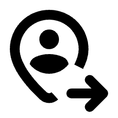 Move Location Icon from Rounded Line - Material Pro Set