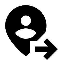 Move Location Fill Icon from Sharp Fill - Streamline Material Set