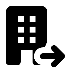 Moving Ministry Fill Icon from Rounded Fill - Streamline Material Set