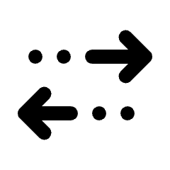 Multiple Stop Icon from Rounded Line - Streamline Material Set