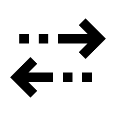 Multiple Stop Fill Icon from Sharp Fill - Streamline Material Set