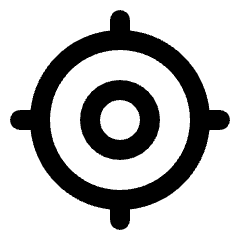 My Location Icon from Rounded Line - Streamline Material Set