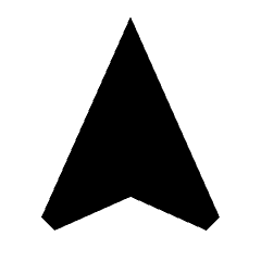 Navigation Fill Icon from Sharp Fill - Material Pro Set