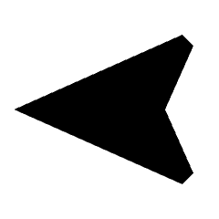 Navigation West Fill Icon from Sharp Fill - Streamline Material Set