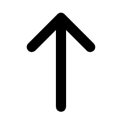 North Icon from Rounded Line - Streamline Material Set