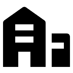 Office Building Fill Icon from Outlined Fill - Streamline Material Set