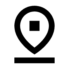 Pin Drop Icon from Sharp Line - Streamline Material Set