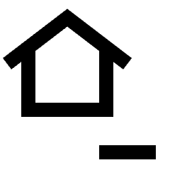 Remove Home Icon from Sharp Line - Streamline Material Set