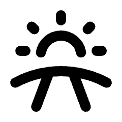 Rice Field Icon from Rounded Line - Material Pro Set