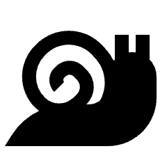 Snail Speed Slow Fill Icon from Sharp Fill - Material Pro Set