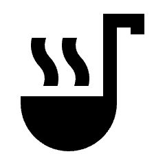 Soup Kitchen Fill Icon from Sharp Fill - Streamline Material Set