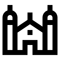 Synagogue Icon from Sharp Line - Streamline Material Set