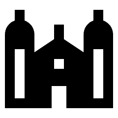 Synagogue Fill Icon from Sharp Fill - Material Pro Set