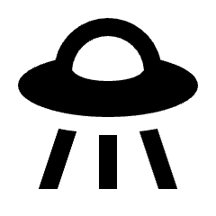 Ufo Icon from Sharp Line - Streamline Material Set