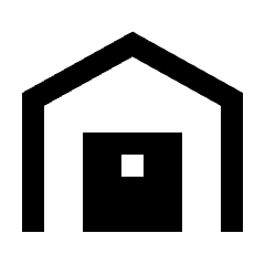 Warehouse Fill Icon from Sharp Fill - Streamline Material Set