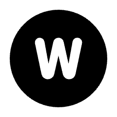 West Circle Fill Icon from Rounded Fill - Streamline Material Set