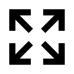 Zoom Out Map Icon from Sharp Line - Streamline Material Set