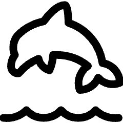 Marine Mammal Dolphin Icon from Ultimate Regular Set