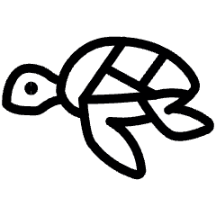 Marine Mammal Turtle Icon from Ultimate Light Set