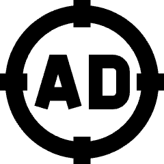 Advertising Audience Target Icon from Sharp Solid Set