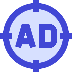 Advertising Audience Target Icon from Sharp Duo Set