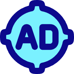 Advertising Audience Target Icon from Plump Pop Set