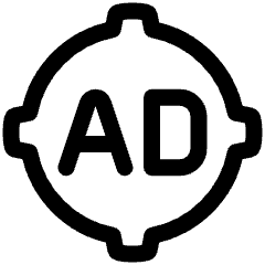 Advertising Audience Target Icon from Plump Line Set