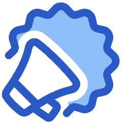 Advertising Megaphone Icon from Plump Duo Set