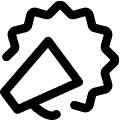 Advertising Megaphone Icon from Core Line Set