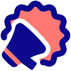 Advertising Megaphone Icon from Plump Pop Set