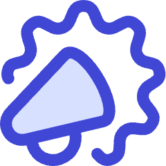 Advertising Megaphone Icon from Flex Duo Set