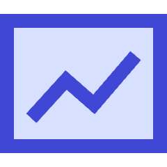 Analytics Board Icon from Sharp Duo Set