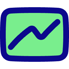 Analytics Board Icon from Plump Pop Set