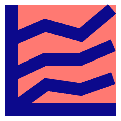 Analytics Graph Lines Icon from Sharp Pop Set