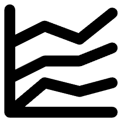 Analytics Graph Lines Icon from Core Remix Set