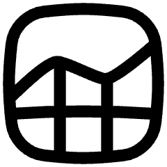 Analytics Graph Net Icon from Flex Line Set