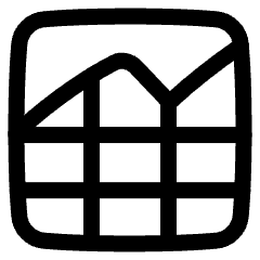 Analytics Graph Net Icon from Plump Line Set