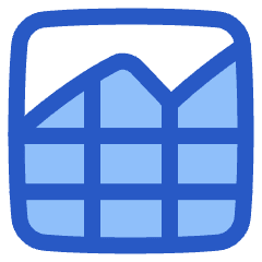 Analytics Graph Net Icon from Plump Duo Set