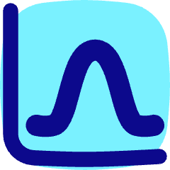 Bell Curve Chart Icon from Flex Pop Set