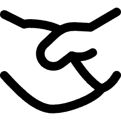 Business Handshake Icon from Flex Line Set