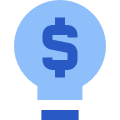 Business Idea Money Icon from Sharp Flat Set