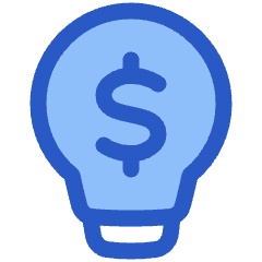Business Idea Money Icon from Plump Duo Set