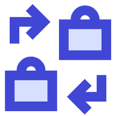 Business To Business Icon from Sharp Duo Set