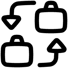 Business To Business Icon from Plump Line Set
