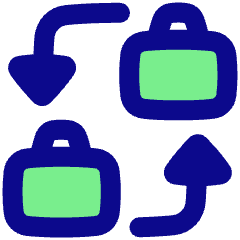 Business To Business Icon from Plump Pop Set