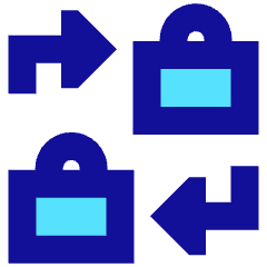 Business To Business Icon from Sharp Pop Set